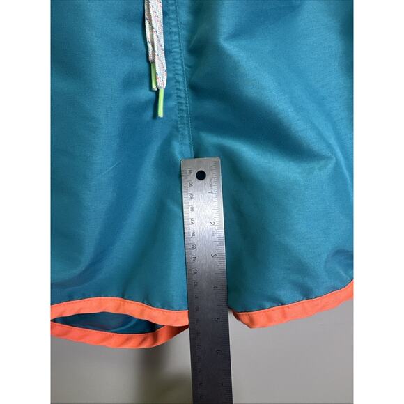 Chubbies Swim Trunks M Teal Orange Miami Dolphins Pockets 5” Inseam Beach Pool - Picture 6 of 10